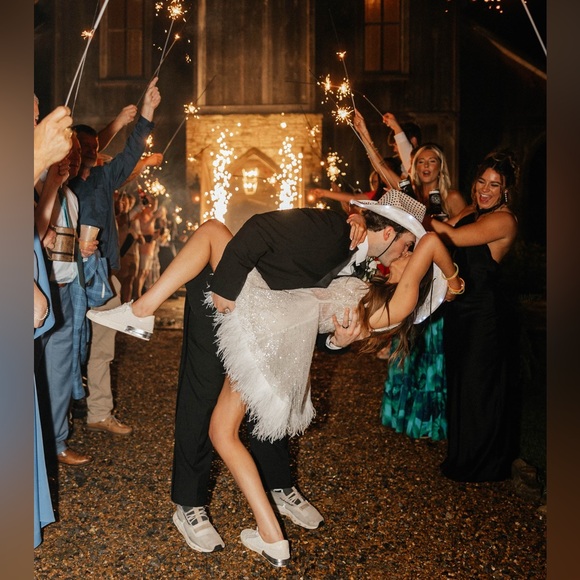 Bronx and Banco Mademouselle Bridal Mini Dress. Size XS. worn once. - Picture 5 of 5